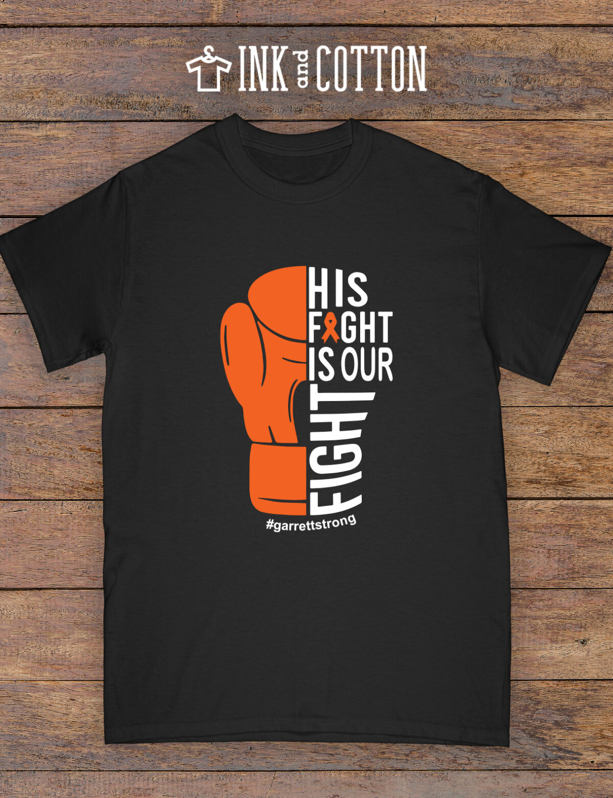 His Fight #GarrettStrong T-Shirt 2023