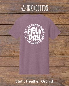 SCA Field Day Tees 2026; Staff; Heather Orchid color