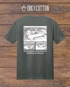 LPE Building T-Shirt 2026; back of shirt