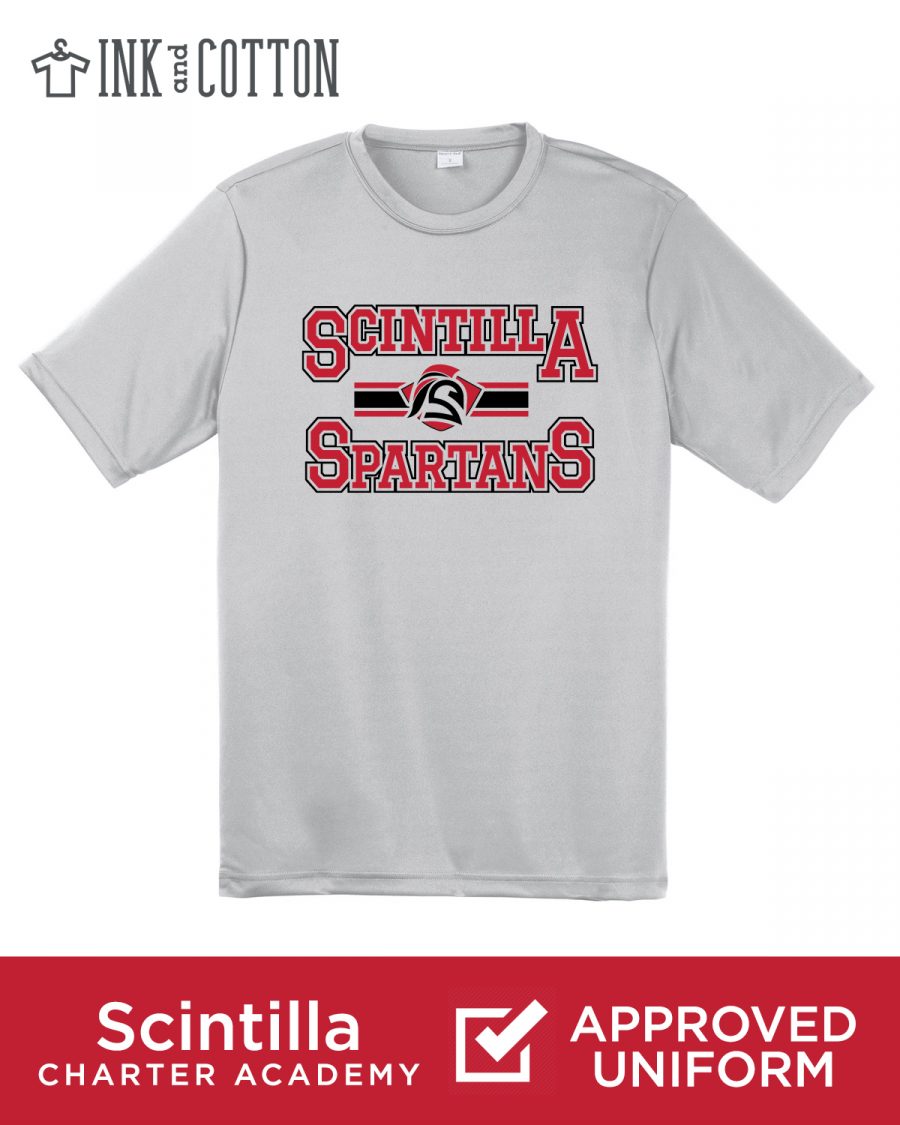 SCA Silver Dri Fit Spirit T-Shirt