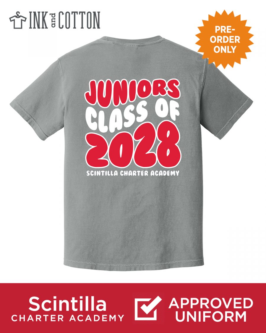 SCA Juniors Class of 2028 - Bubble Letters Shirt