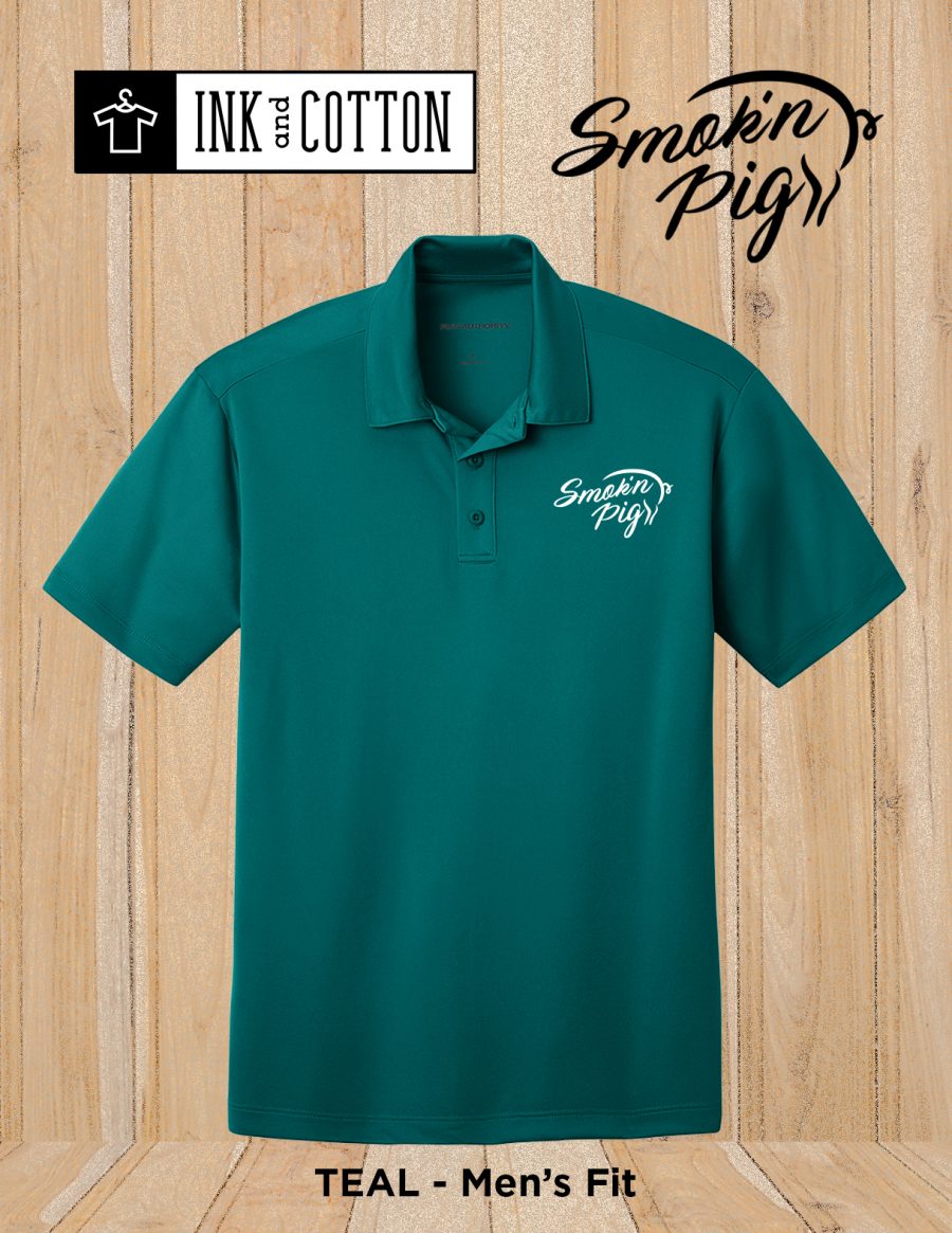 Smok'n Pig Dri Fit Polo - Men's Fit